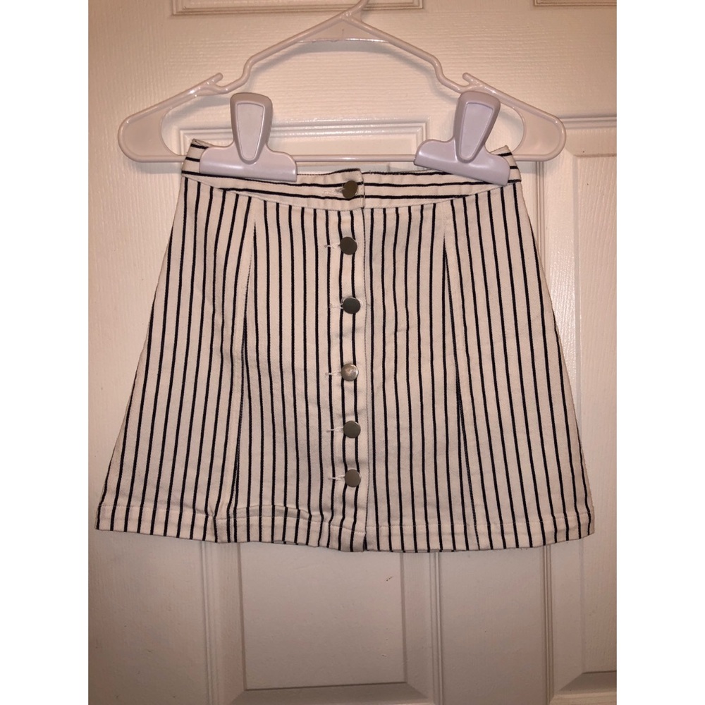 Altar’d State Black & white striped skirt